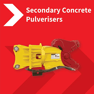 Secondary Concrete Pulverisers for Excavators